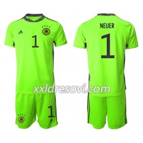 Njemačka Manuel Neuer 1 Golmanski Dječji Komplet Dresovi za Nogomet II Euro 2020 (+ kratke hlače)